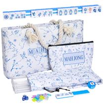 Jogo de Mesa TIASUSAN Conjunto de Mahjong Americano com 160 Peças Jogo de Mesa TIASUSAN Conjunto de Mahjong Americano com 160 Peças