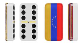 Jogo de Mesa TÓMA! Dominó com Bandeira da Venezuela Duplo 6