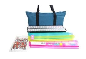 Jogo de Mesa usamjtable Conjunto de Mahjong Americano com 166 Peças Jogo de Mesa usamjtable Conjunto de Mahjong Americano com 166 Peças