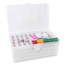 Jogo de Mesa usamjtable Conjunto de Mahjong Guangdong com 146 Peças Jogo de Mesa usamjtable Conjunto de Mahjong Guangdong com 146 Peças