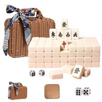 Jogo de Mesa VPH Mahjong Chinês de Viagem com 144 Peças Jogo de Mesa VPH Mahjong Chinês de Viagem com 144 Peças