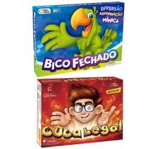 Jogo de Mimicas Bico Fechado + Perguntas e Respostas Cuca Legal Escolar - Pais e Filhos