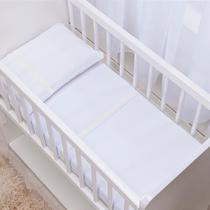 Jogo de Mini Berço Co-Sleeper Baby Joy Essence Branco - 3 Peças