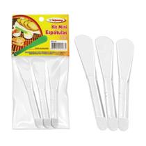 Jogo De Mini Espátulas Plásticas Com 3 Peças Injetemp - FMSP