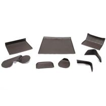 Jogo De Mini Tapetes Do Console Painel Marrom 8 Pecas Acessorios Onix prisma 94768330