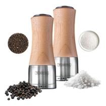 Jogo De Moedor Tramontina Sal E Pimenta Bambú E Aço Inox 2pçs