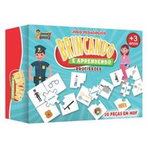 Jogo de Montar Brincando e Aprendendo Profissões - 1 Unidade