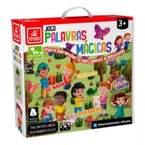 Jogo De Palavras Mágicas Infantil Educativo Tabuleiro