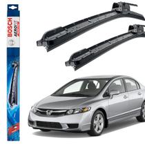 Jogo de Palheta Dianteira Kit Paleta New Civic 2006 a 2011 Original Bosch