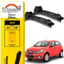 Jogo de Palhetas Dyna Original Agile 2012 a 2014 para Parabrisa Dianteiro com Encaixe Específico Jogo de Palhetas Dyna Original Agile 2012 a 2014 para Parabrisa Dianteiro com Encaixe Específico