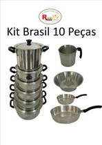 Jogo de Panela 2,5mm 10 peças