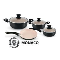 Jogo de panela 4 pcs revestimento em ceramica 1,8 mm linha monaco