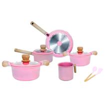 Jogo de Panela 7 Peças Revestimento Cerâmica Antiaderente Indução Jogo de Panela 7 Peças Revestimento Cerâmica Antiaderente Indução