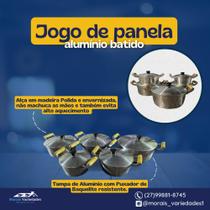 Jogo de panela Alimínio batido Jogo de panela Alimínio batido