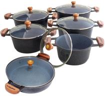 Jogo De Panela Alumínio Antiaderente Cerâmica + 1 Frig 26cm