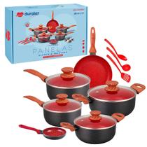 Jogo De Panela Alumínio C/Revestimento Nanoceramica Duralar 9 Peças Indução Jogo De Panela Alumínio C/Revestimento Nanoceramica Duralar 9 Peças Indução