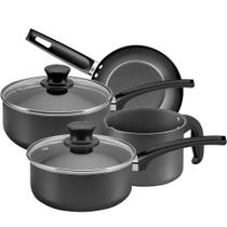 Jogo de Panela Antiaderente Teflon Grafite Panela Frigideira Fervedor Panelux Jogo de Panela Antiaderente Teflon Grafite Panela Frigideira Fervedor Panelux