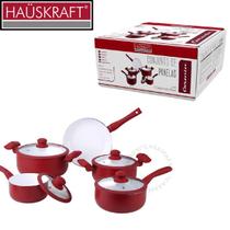 Jogo De Panela Carmin House 5 Pçs