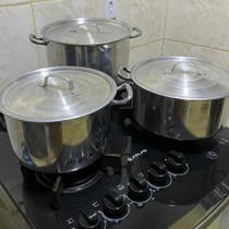 Jogo de Panela Industrial Restaurante N24/26/28 Hotel Feijoada