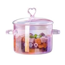 Jogo de Panela Panela de Vidro Borossilicato Utensílios para cozinha Itens Mesa Posta Cozinha Aparelho De Jantar