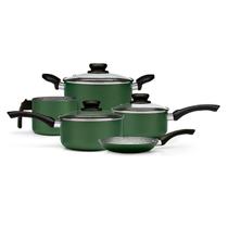 Jogo De Panela Panelux Maximum Stone Verde Antiaderente 5 peças