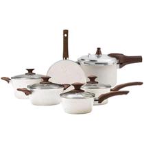 Jogo De Panela Pressão 4,2l + Conjunto 5 Pçs Optima Brinox