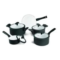 Jogo De Panela Soft Touch Preto 5 Peças - Hercules