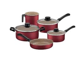 Jogo De Panela Tramontina 5 Peças - Cereja