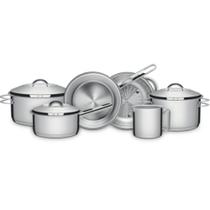Jogo de panela tramontina solar 6 peças aco inox Jogo de panela tramontina solar 6 peças aco inox