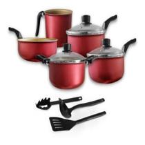 Jogo de Panelas 08 Peças Cereja Remaza - Compra Segura Jogo de Panelas 08 Peças Cereja Remaza - Compra Segura