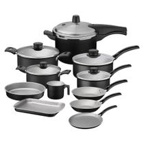 Jogo de Panelas 11 Peças com Panela Pressão Tramontina Jogo de Panelas 11 Peças com Panela Pressão Tramontina
