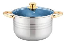 Jogo De Panelas 13 Pçs Dusseldorf Azul Envio Imediato