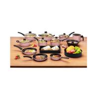 Jogo De Panelas 13 Peças Antiaderente Com Tampa De Vidro Jogo De Panelas 13 Peças Antiaderente Com Tampa De Vidro