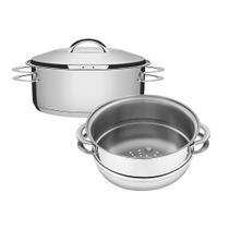 Jogo De Panelas 2 Peças Inox Fundo Triplo Solar Tramontina Jogo De Panelas 2 Peças Inox Fundo Triplo Solar Tramontina