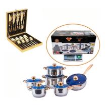 Jogo De Panelas 23 Peças Antiaderente Lançamento Top Linha!