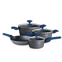 Jogo De Panelas 4 Pçs Antiaderente Indução Cabo Removível