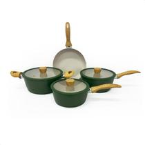 Jogo De Panelas 4 Peças Antiaderente Cerâmico Gás E Indução Jogo De Panelas 4 Peças Antiaderente Cerâmico Gás E Indução
