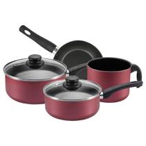 Jogo de Panelas 4 Peças Antiaderente Classic Cozinha Vermelha Panelux