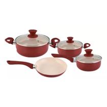 Jogo de Panelas 4 Peças Cerâmica Linha Veneza