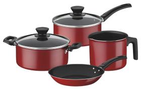 Jogo de Panelas 4 Peças Coimbra Antiaderente Tramontina Jogo de Panelas 4 Peças Coimbra Antiaderente Tramontina