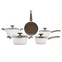 Jogo de Panelas 5 Peças Ceramic Life Organika com Indução Antiaderente 4816/100 Brinox Jogo de Panelas 5 Peças Ceramic Life Organika com Indução Antiaderente 4816/100 Brinox