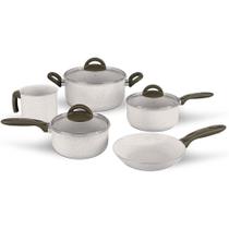 Jogo de Panelas 5 Peças Ceramic Life Suprema Vanilla Brinox