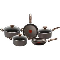 Jogo De Panelas 5 Peças Chocolate Rochedo Expert