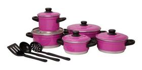 Jogo De Panelas 5 Peças Extra Forte Com Talher