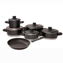 Jogo De Panelas 5 Peças + Frigideira Antiaderente