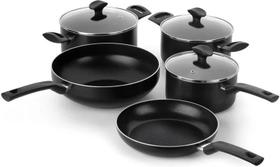 Jogo de Panelas 5 Peças Indução Antiaderente Multiflon