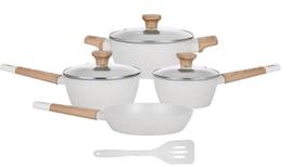 Jogo de panelas 5 peças studio marmol cook - mimo style