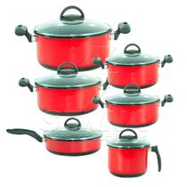 Jogo De Panelas 6 Peças Indução Cooktop E Gás