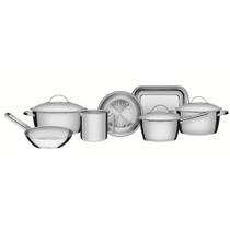 Jogo De Panelas 7 Peças Allegra Aço Inox Tramontina Jogo De Panelas 7 Peças Allegra Aço Inox Tramontina