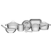 Jogo De Panelas 7 Peças Allegra Inox Com Pegador Tramontina Jogo De Panelas 7 Peças Allegra Inox Com Pegador Tramontina